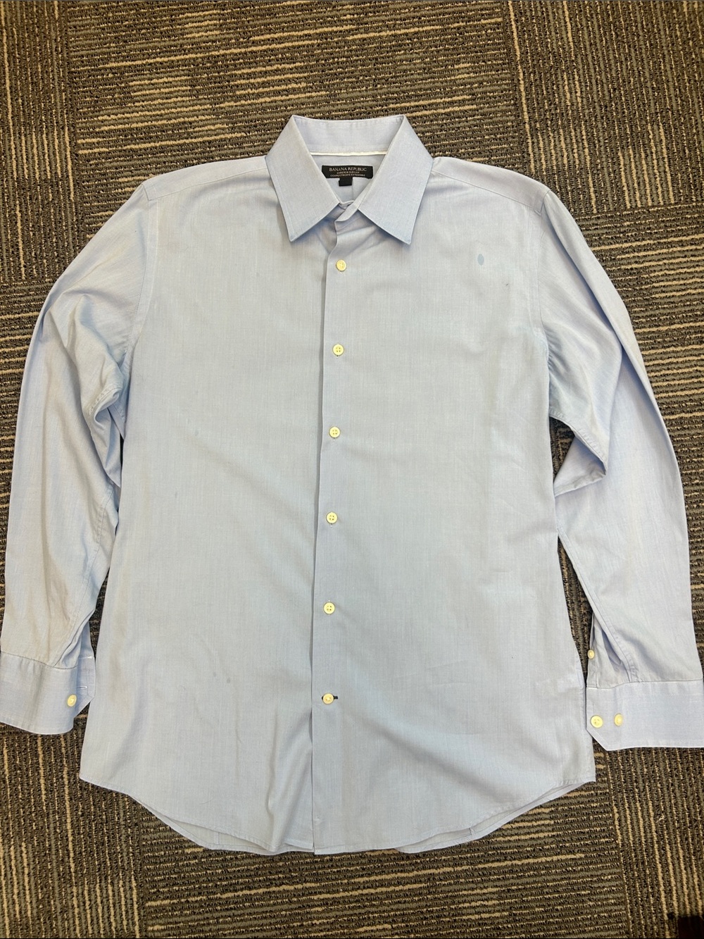 Banana Republic Light Blue Men's Dress Shirt